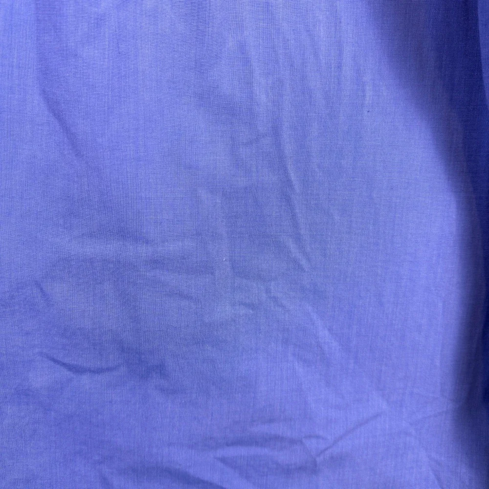 Brooks Brothers Shirt Mens 18 36 Blue Button Up Long Sleeve Dress FLAW - Picture 6 of 9